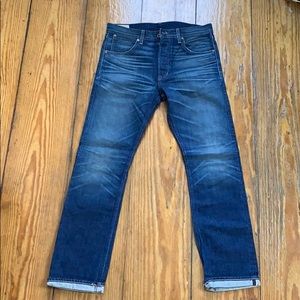 Wallace and Barnes USA indigo dyed selvedge.
